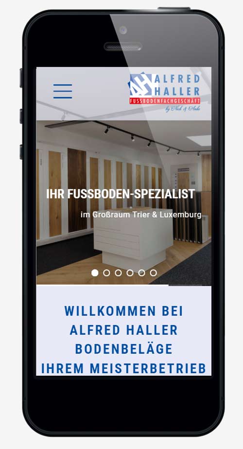 webdesign agentur trier projekt #54 smartphone