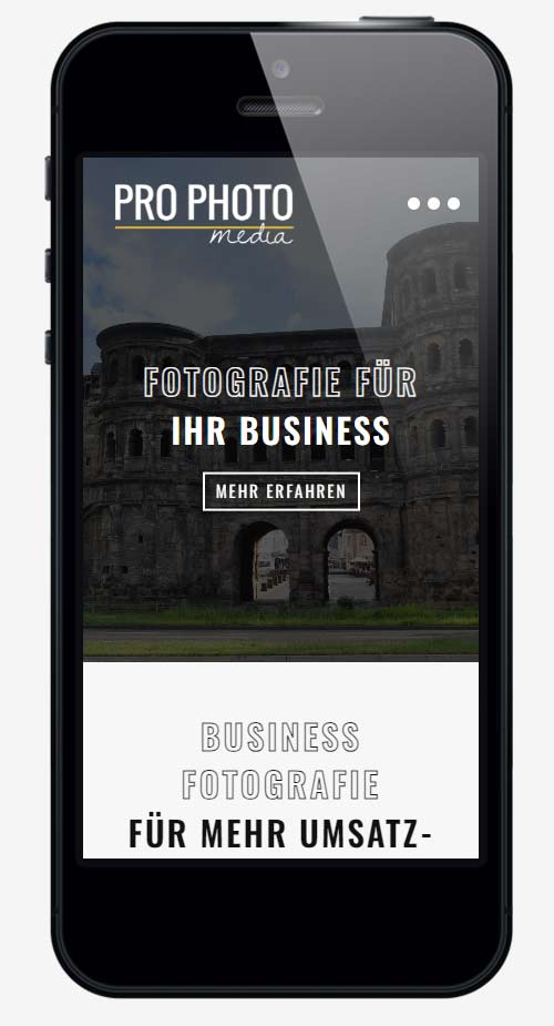 webdesign agentur trier projekt #55 smartphone