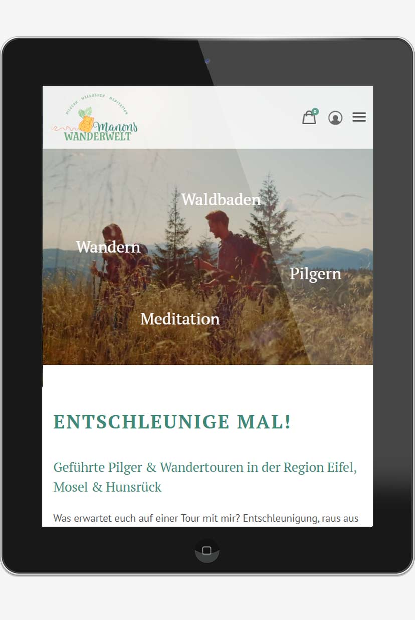 webdesign agentur trier projekt #56 tablet