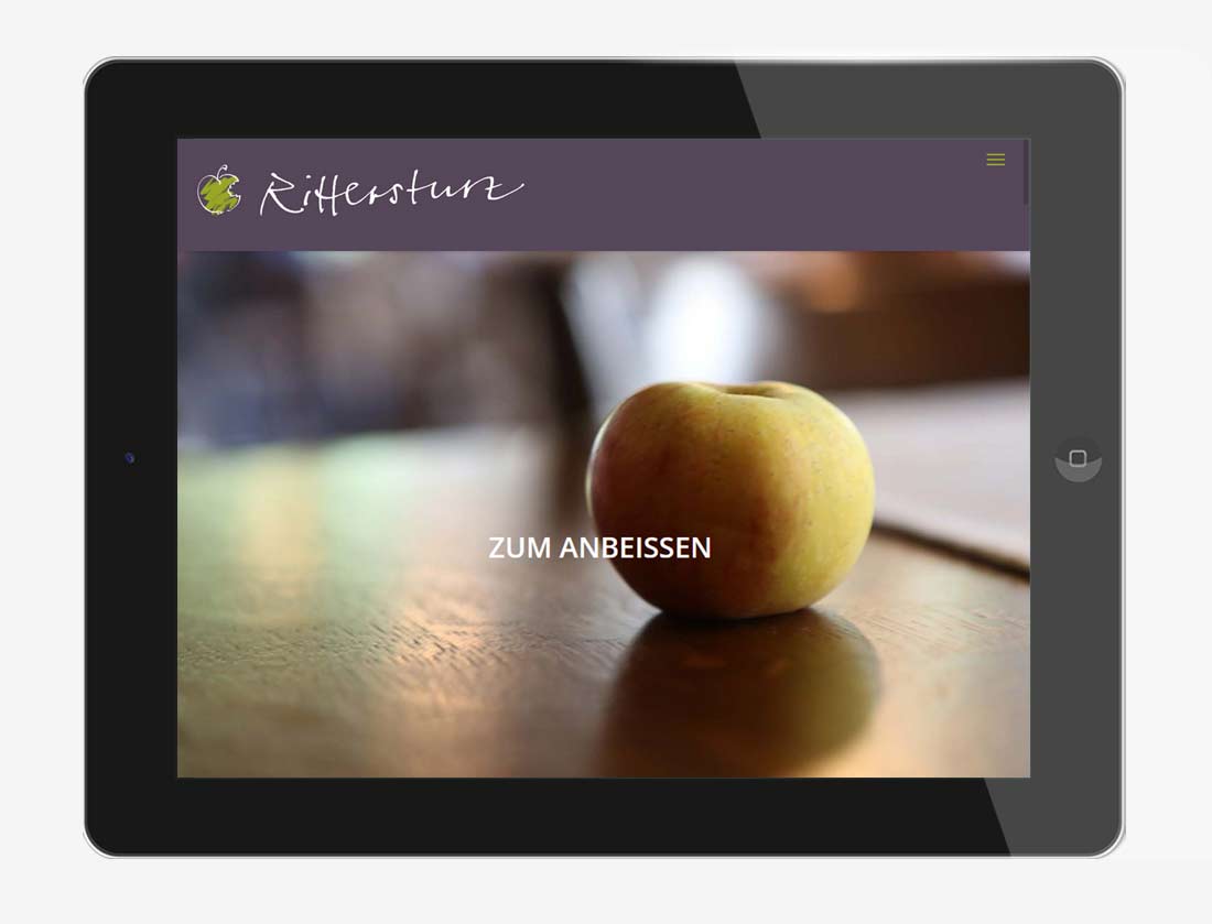 webdesign agentur trier projekt #11 tablet horizontal