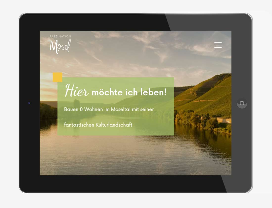 webdesign agentur trier projekt #49 tablet horizontal